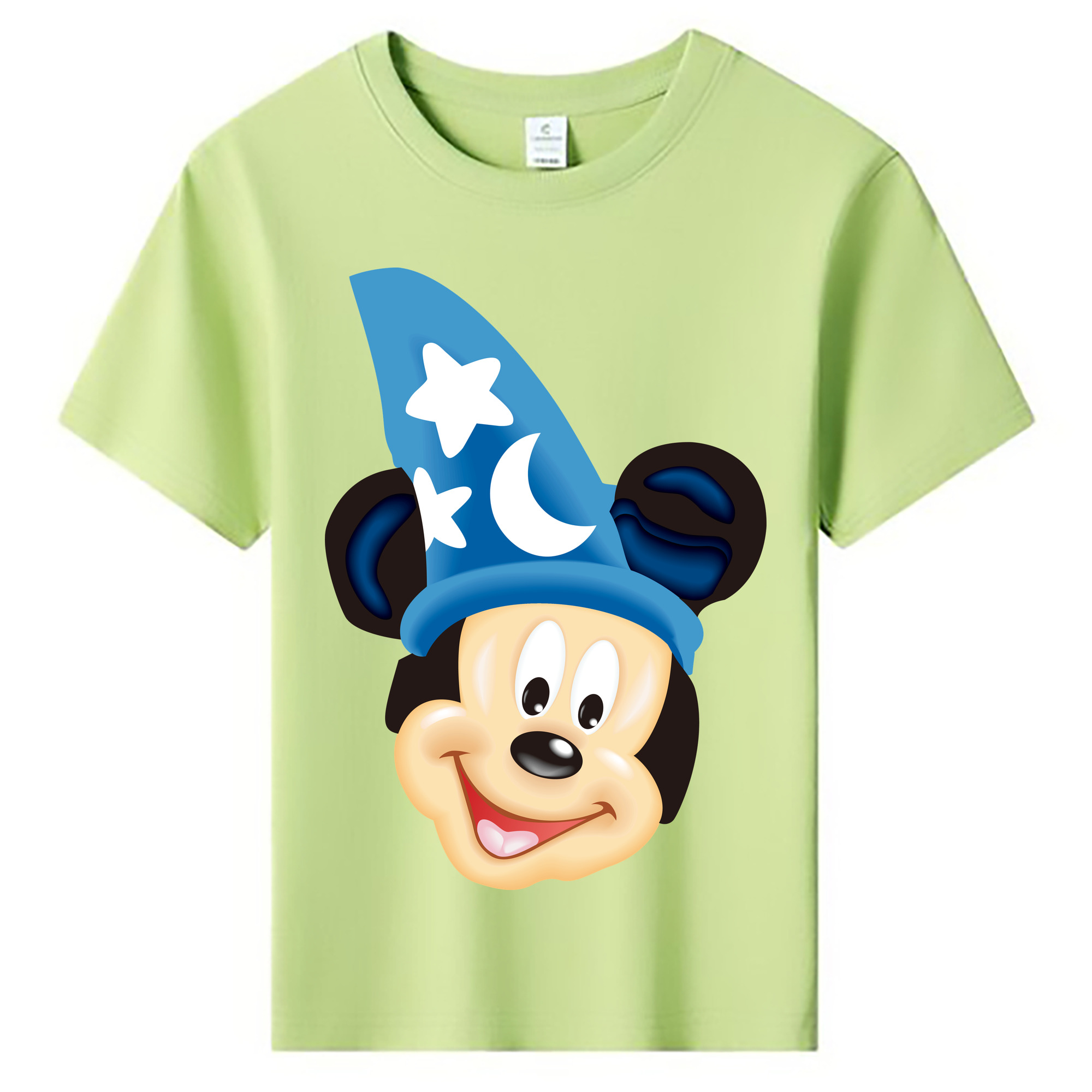 ミッキーマウス Mickey Mouse 綿100％キッズTシャツ（フロントプリント）
